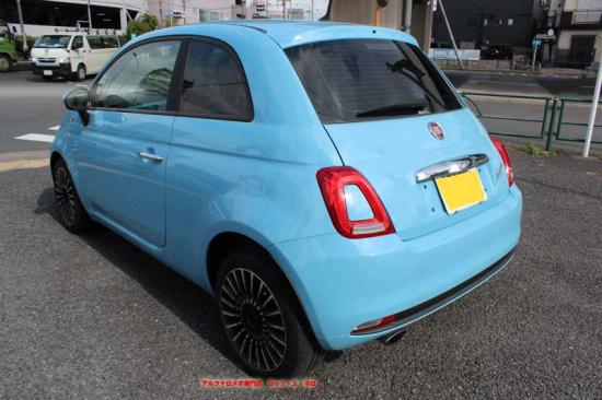 【板金修理】FIAT500 ツインエア 線キズ修理