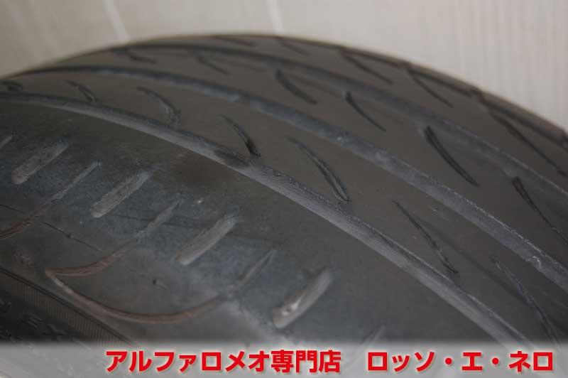 2019年1月31日迄 　【中古パーツ】　ＴＩ用　純正17インチアルミ　タイヤ付・215/45Ｒ17　4本セット