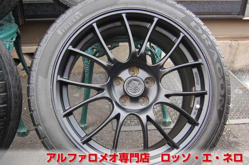 【中古パーツ】　アルミホイール　stradistaホイール　17インチ　ホイール4本セット