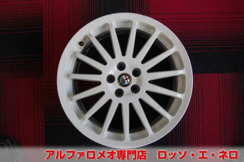 【中古パーツ】　アルファロメオ156　ロッソコルセ・純正ＡＷ