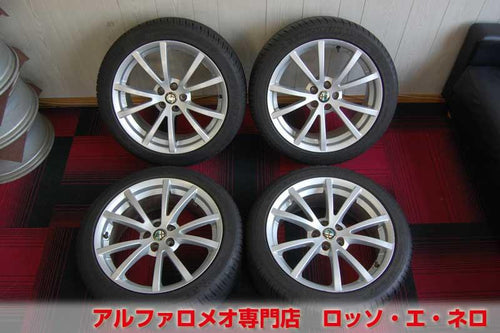 【中古パーツ】　ＴＩ用　純正17インチアルミ　タイヤ付　215/45Ｒ17