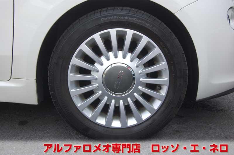 フィアット500　1.2・8Ｖ・ラウンジ　白・ＡＴ