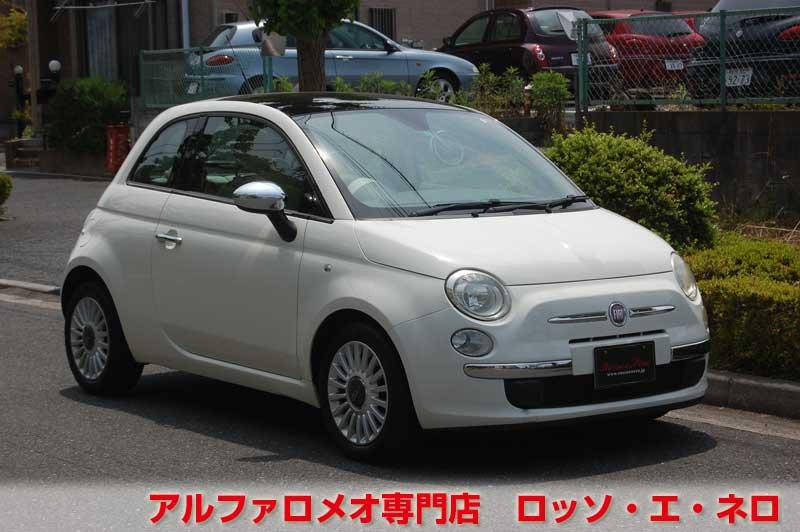フィアット500　1.2・8Ｖ・ラウンジ　白・ＡＴ