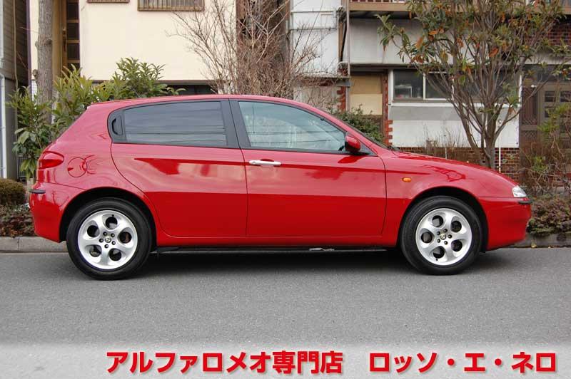 アルファロメオ147　ツインスパークセレスピード　アルファレッド・5ドア　タイミングベルト＆　ウオーターポンプ交換済み