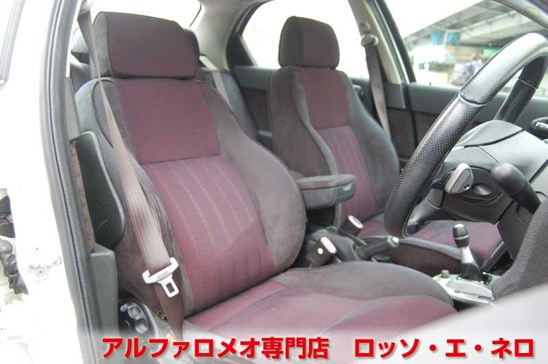 アルファロメオ156　後期・ＪＴＳセレスピード　ヌボラホワイト　34,000キロ