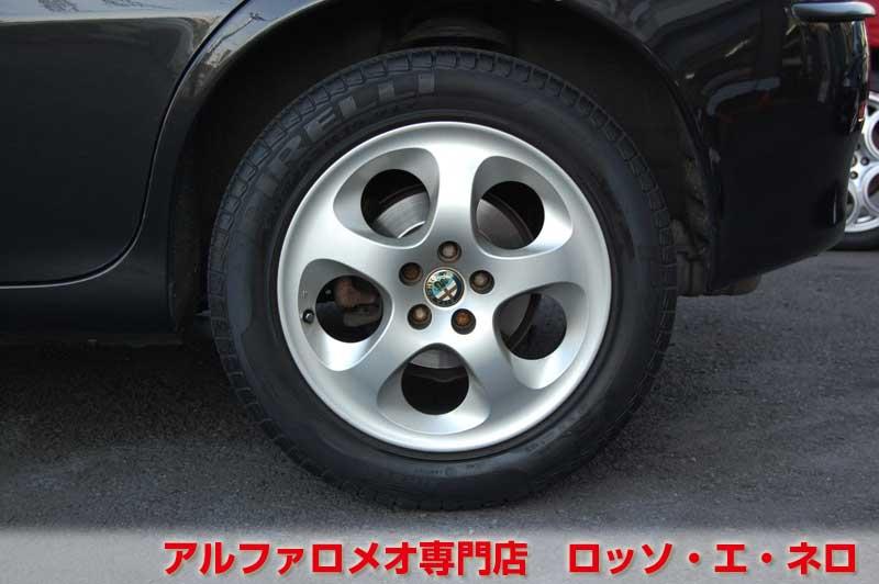 アルファロメオ147　ツインスパークセレスピード　ブラック・スポーツレザー　タイミングベルト＆　ウオーターポンプ交換済み