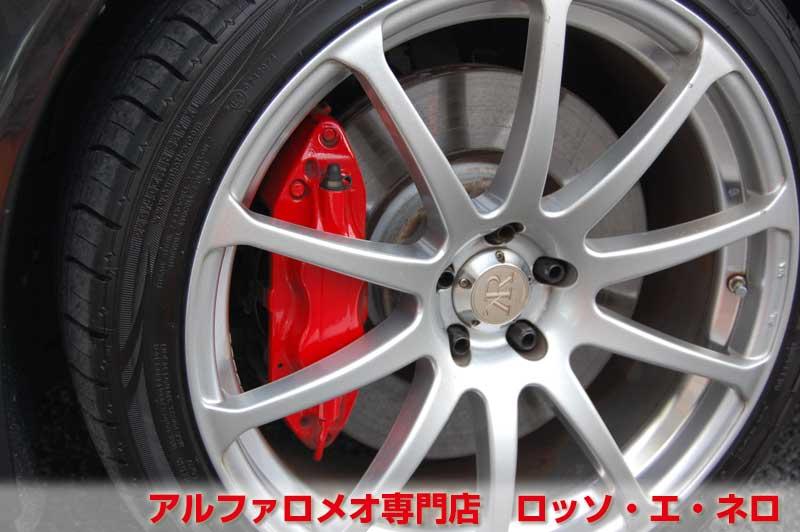 アルファロメオ147GTA　3.2V6セレスピード　ブラック・社外マフラー　ローダウン・18ＡＷ　タイベル一式交換済み