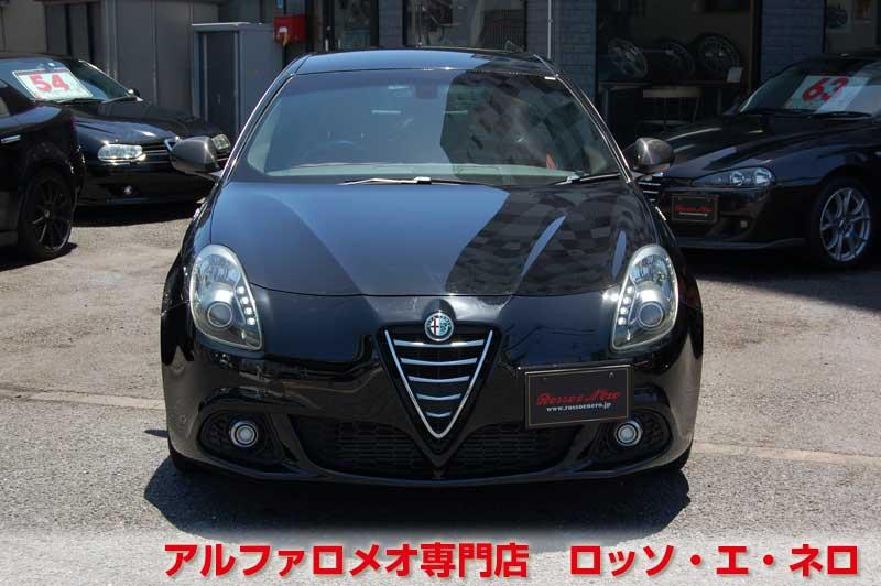 【新入荷】　アルファロメオ　ジュリエッタ　スポルティーバ　後期・黒・赤内装　25000キロ
