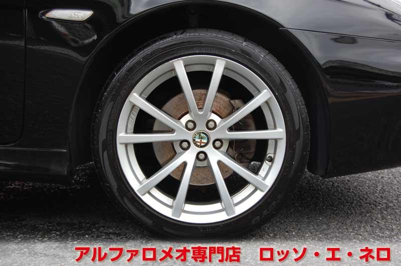 アルファロメオ156　フェイズ2・ＪＴＳセレスピード　ブラック・スポーツレザー　17ＡＷ・社外マフラー