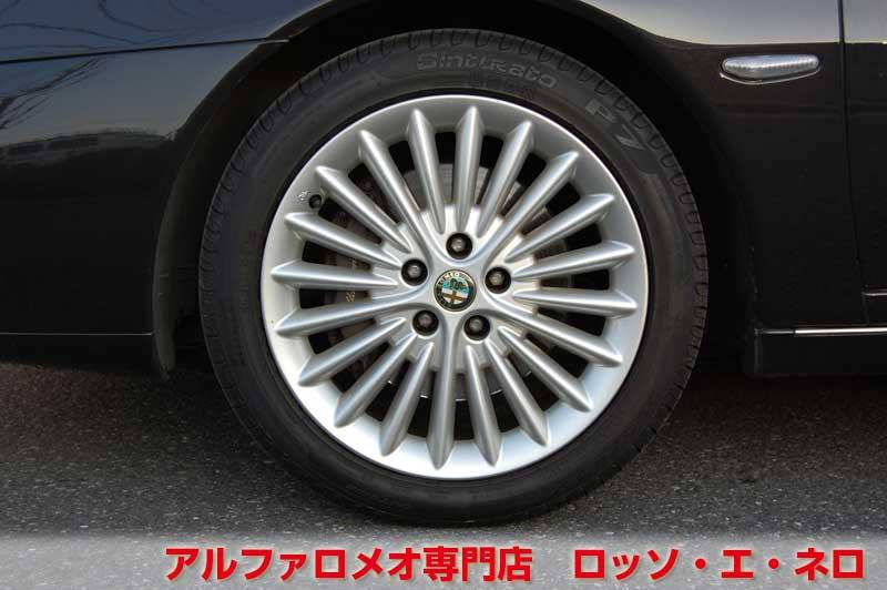 アルファロメオ166　3.0V6・ブラック　エグゼクティブ　タイベル一式交換済み