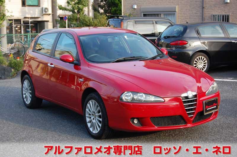 【新入荷】　アルファロメオ147後期　ツインスパークセレスピード　アルファレッド・5ドア