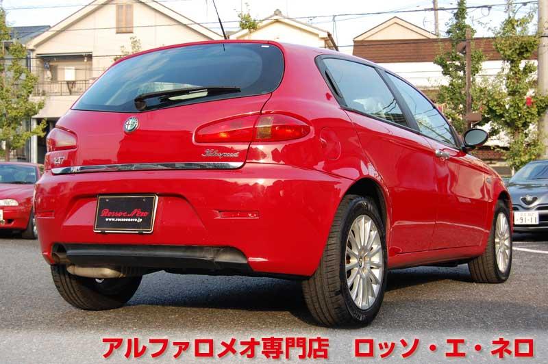 【新入荷】　アルファロメオ147後期　ツインスパークセレスピード　アルファレッド・5ドア