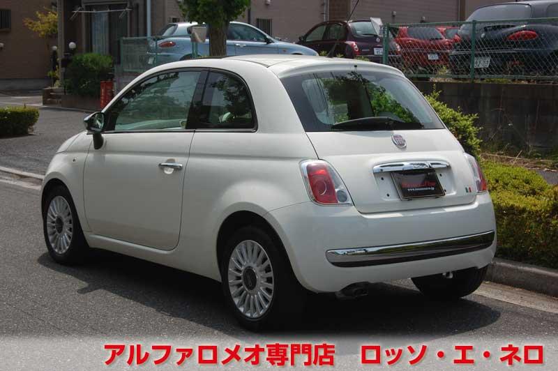 フィアット500　1.2・8Ｖ・ラウンジ　白・ＡＴ