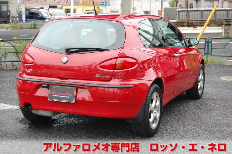 アルファロメオ147　ツインスパークセレスピード　アルファレッド・タンレザー　走行1800キロ！！