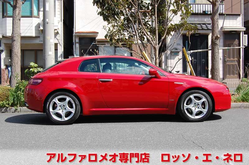 アルファロメオブレラ　スカイウィンドウ　2.2JTS・6MT・赤