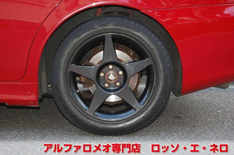 アルファロメオ156SW　中期・2.5V6QS　アルファレッド・タンレザー　17AW・マフラー・HID
