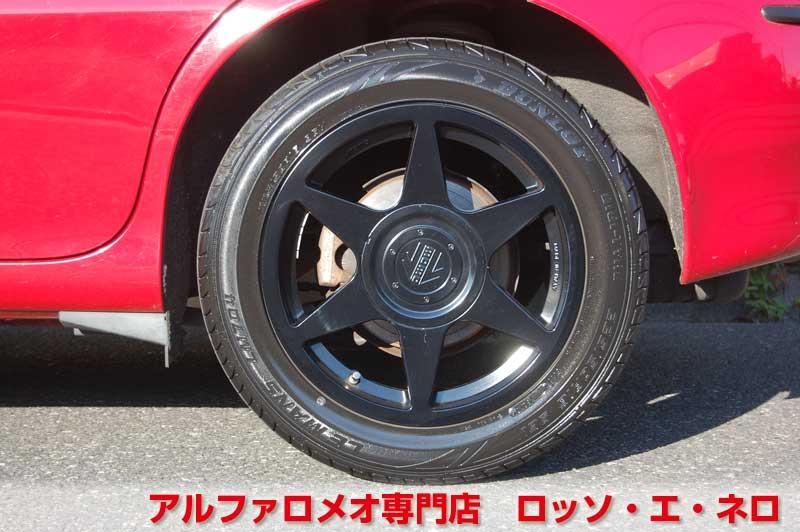 アルファロメオ147　ツインスパークセレスピード　赤・タンレザー　タイベル一式交換済み