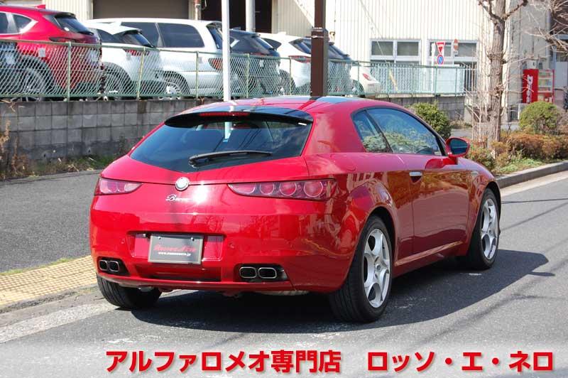 アルファロメオブレラ　スカイウィンドウ　2.2JTS・6MT・赤