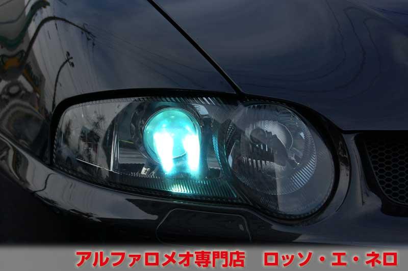【新入荷】　アルファロメオ147ＧＴＡ　3.2Ｖ6セレスピード　黒・ローダウン＆18ＡＷ　タイベル一式交換済み