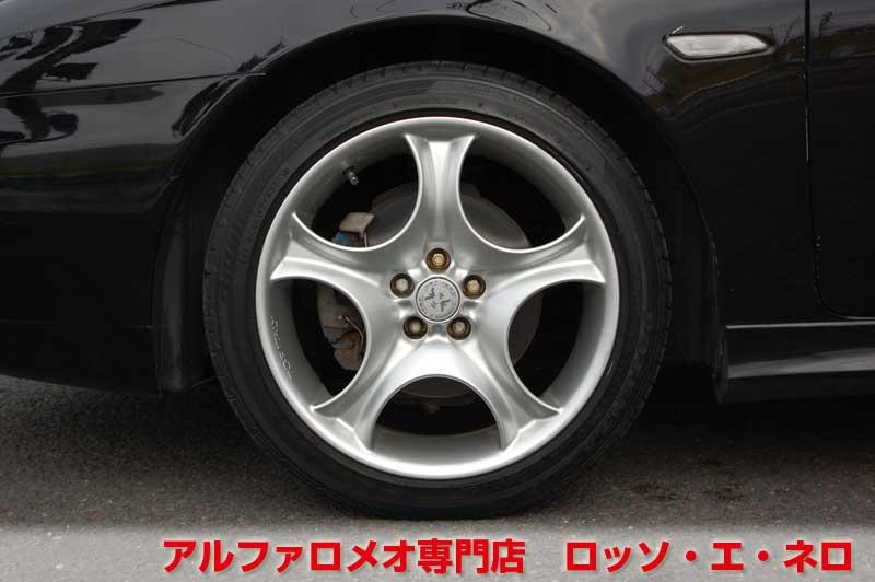 【新入荷】　アルファロメオ156SW　2.5V6Qシステム　フェイズ2・ブラック　社外17AW・マフラー