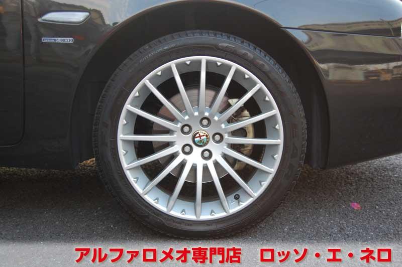 【新入荷】　アルファロメオ156　2.5Ｖ6Ｑシステム　フェイズ３（後期型）　ハラマブラック・タンレザー　ワンオーナー