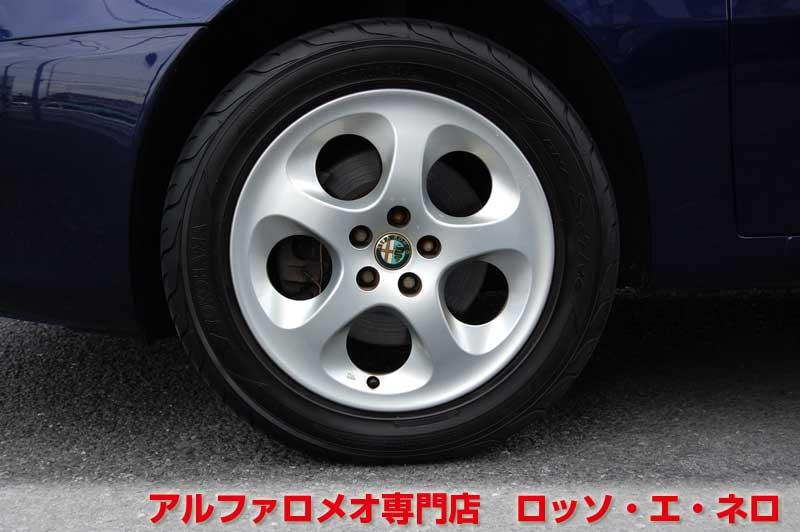 アルファロメオ147　ツインスパークセレスピード　5ドア・ブルー・タンレザー　タイミングベルト＆　ウオーターポンプ交換済