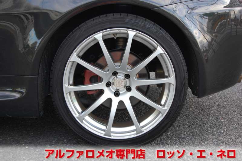 アルファロメオ147GTA　3.2V6セレスピード　ブラック・社外マフラー　ローダウン・18ＡＷ　タイベル一式交換済み