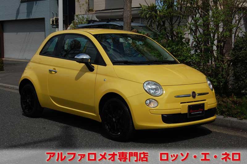 フィアット500　1.2POP　左ハンドル・5ＭＴ
