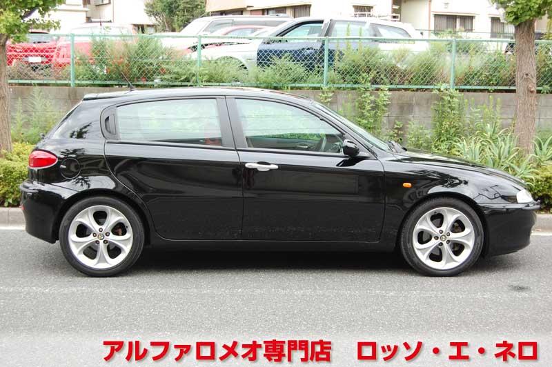 【新入荷】　アルファロメオ147　リネアロッサ・セレスピード　マフラー＆ローダウン　走行23000キロ