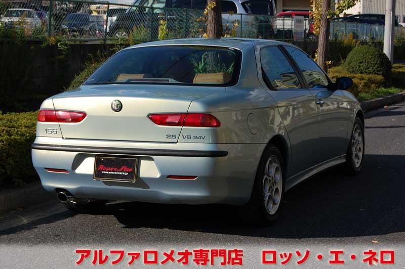 【新入荷】　アルファロメオ156 2.5V・6MT　ヌヴォラブルー　走行50,000キロ