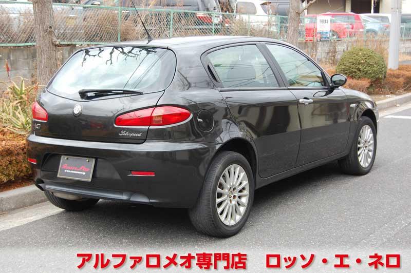 アルファロメオ147　後期セレスピード　ハラマブラック　走行33000ｋｍ