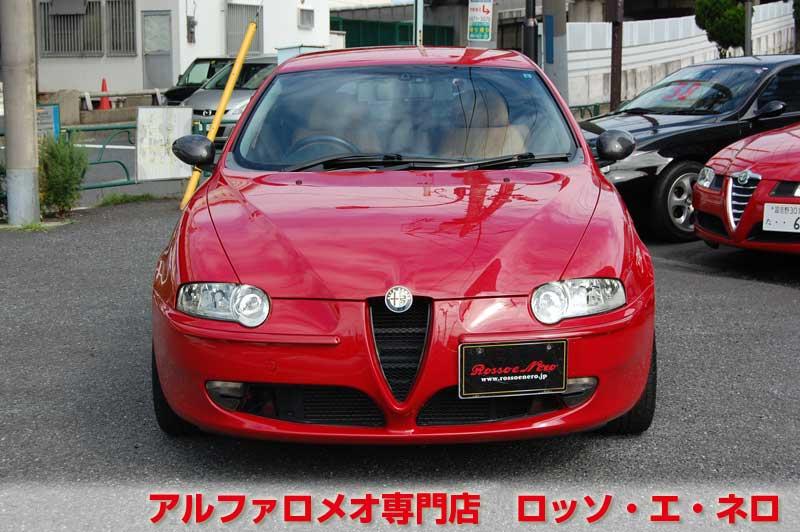 【新入荷】　アルファロメオ147　ツインスパークセレスピード　アルファレッド・5ドア　タンレザー
