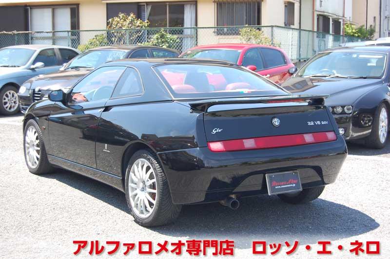 アルファロメオGTV　3.2V6・6MT　ブラック・赤レザー
