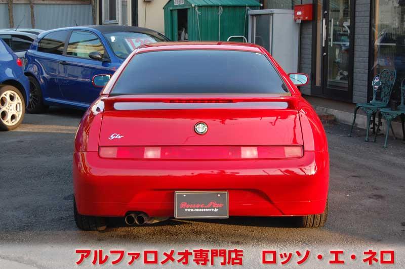 【新入荷】　アルファロメオＧＴＶ　中期・3.0Ｖ6・6ＭＴ　赤・タンレザー・社外マフラー
