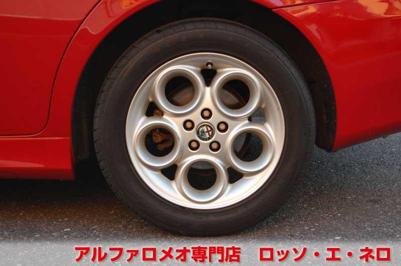 アルファロメオ156　2.5V6・6M/T　社外マフラー＆Fパイプ　タイミングベルト＆　ウォーターポンプ交換済み