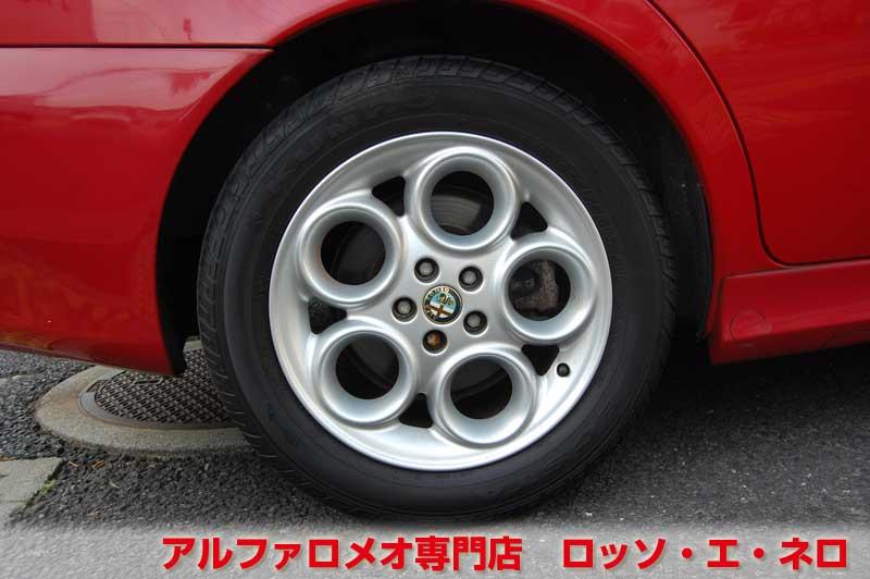 【新入荷】　アルファロメオ156　2.5V6Qシステム　アルファレッド・フェイズ２　タンレザーシート　タイベル一式交換済み
