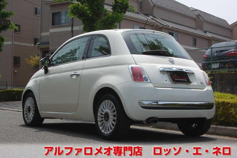 フィアット500　1.2・8Ｖ・ラウンジ　白・ＡＴ