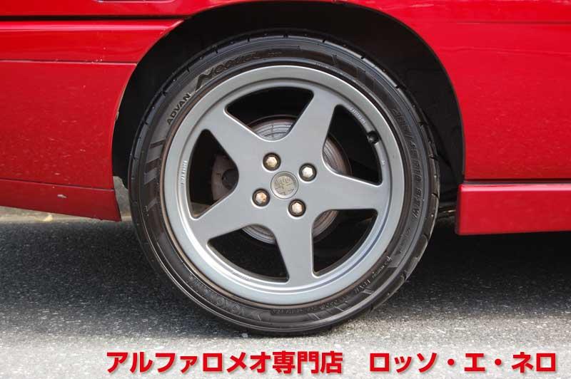 アルファロメオ155　2.0ＴＳ16Ｖ・レッド　フルエアロ　タイベル一式交換済み