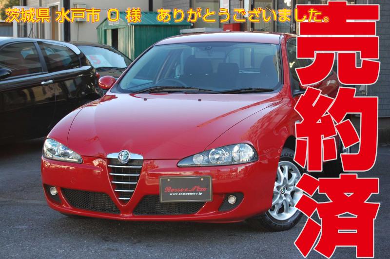 【12/27（日）まで！！】　アルファロメオ147　後期・1.6ツインスパーク　5MT・5ドア・レッド　走行30,000キロ