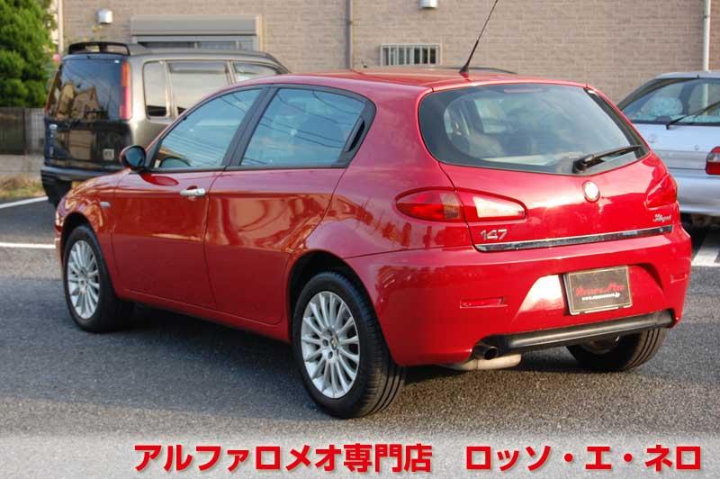 【新入荷】　アルファロメオ147後期　ツインスパークセレスピード　アルファレッド・5ドア