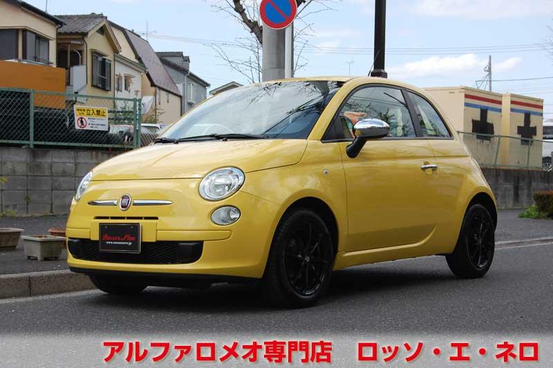 フィアット500　1.2POP　左ハンドル・5ＭＴ