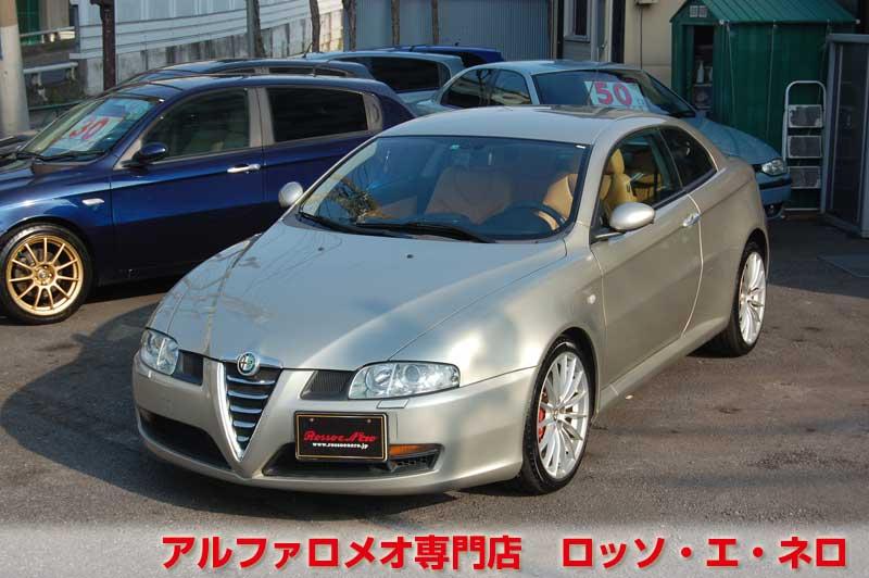 【新入荷】　アルファロメオＧＴ　3.2Ｖ6・6ＭＴ　アマルフィライトグレー　タンレザー　タイベル一式交換済み