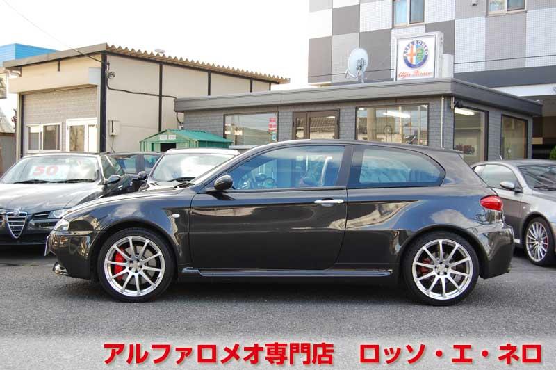 アルファロメオ147GTA　3.2V6セレスピード　ブラック・社外マフラー　ローダウン・18ＡＷ　タイベル一式交換済み