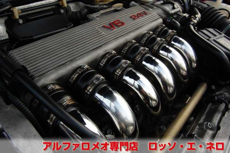 【新入荷】　アルファロメオ156　2.5V6Qシステム　アルファレッド・フェイズ２　タンレザーシート　タイベル一式交換済み
