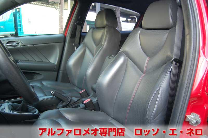 アルファロメオ147ＴＩ　ツインスパーク・5ＭＴ　後期・赤・左ハンドル　クラッチＯ/Ｈ済み