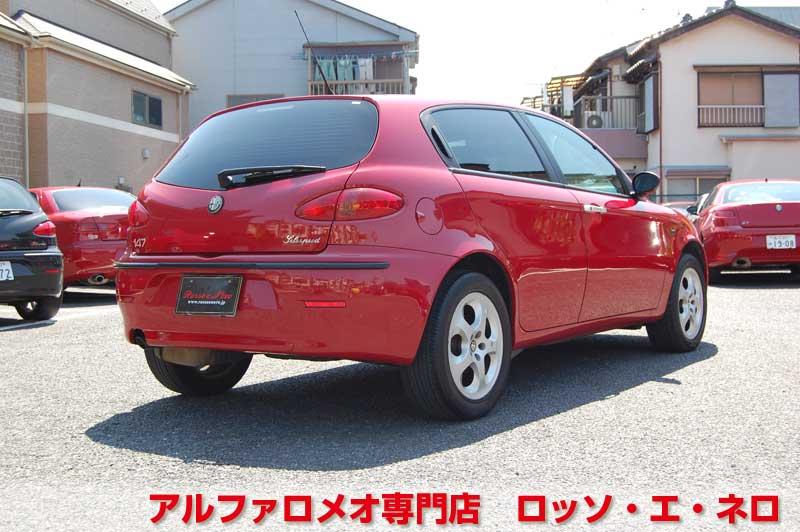 【新入荷】　アルファロメオ147　ツインスパークセレスピード　アルファレッド・５ドア　タイミングベルト＆　ウオーターポンプ交換済み