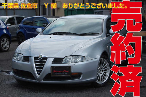 【新入荷】　アルファロメオＧＴ　2.0ＪＴＳセレスピード　シルバー・ブラックレザー　タイベル一式交換済み