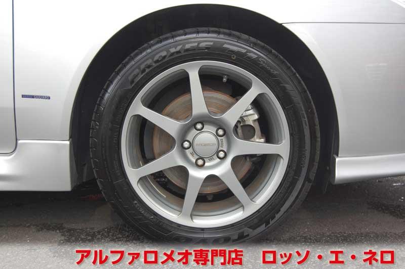 アルファロメオ159　2.2ＪＴＳ・5ＭＴ・銀　フルエアロ・17ＡＷ　社外マフラー・ＨＩＤ