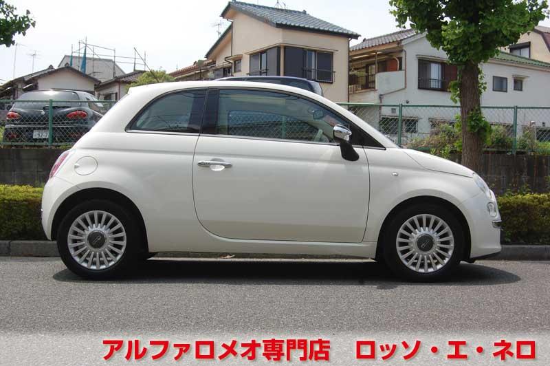 フィアット500　1.2・8Ｖ・ラウンジ　白・ＡＴ