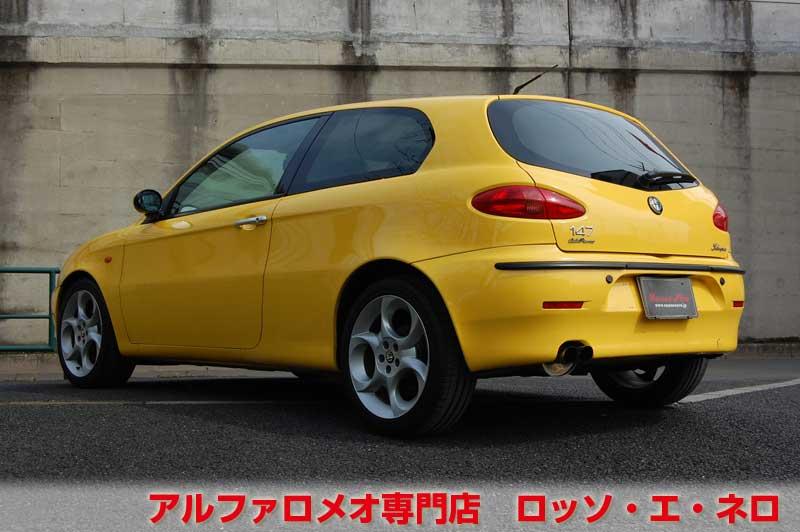 【新入荷】　アルファロメオ147　ツインスパークセレスピード　左ハンドル・ジアラ　サンルーフ